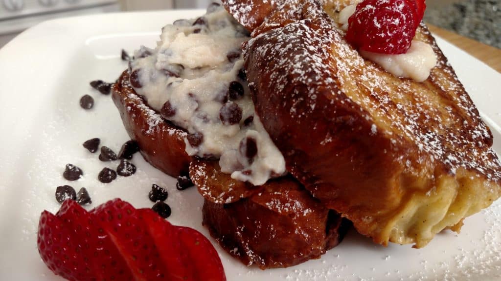 Cannoli Stuffed French Toast // Tiny Kitchen Big Taste // Michael Fucci