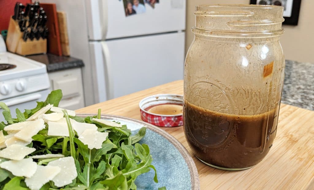 Arugula Salad and Salad Dressing