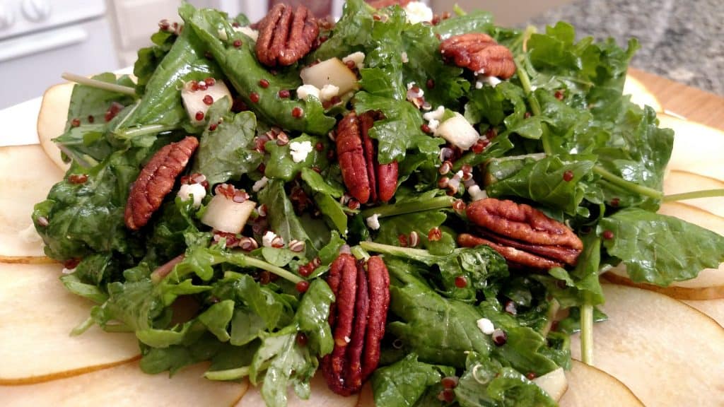 PGQ (Pear & Gorgonzola & Quinoa) Salad // Tiny Kitchen Big Taste