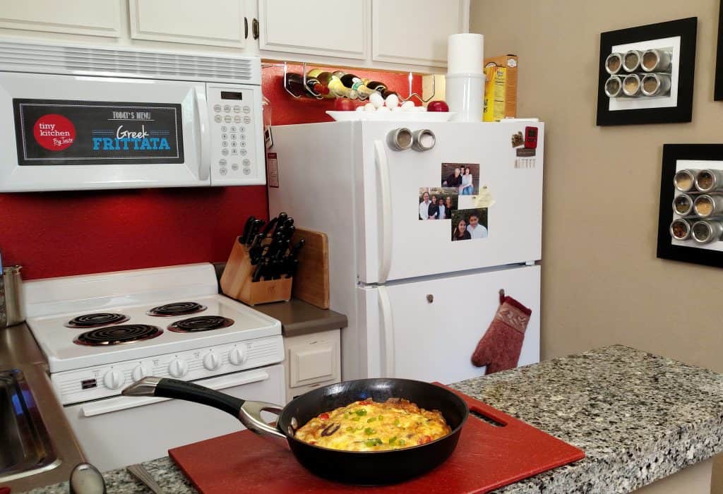 Big Fat Greek Frittata // Tiny Kitchen Big Taste