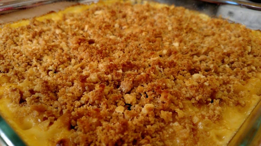 Honey Crunch Mac + Cheese // Tiny Kitchen Big Taste