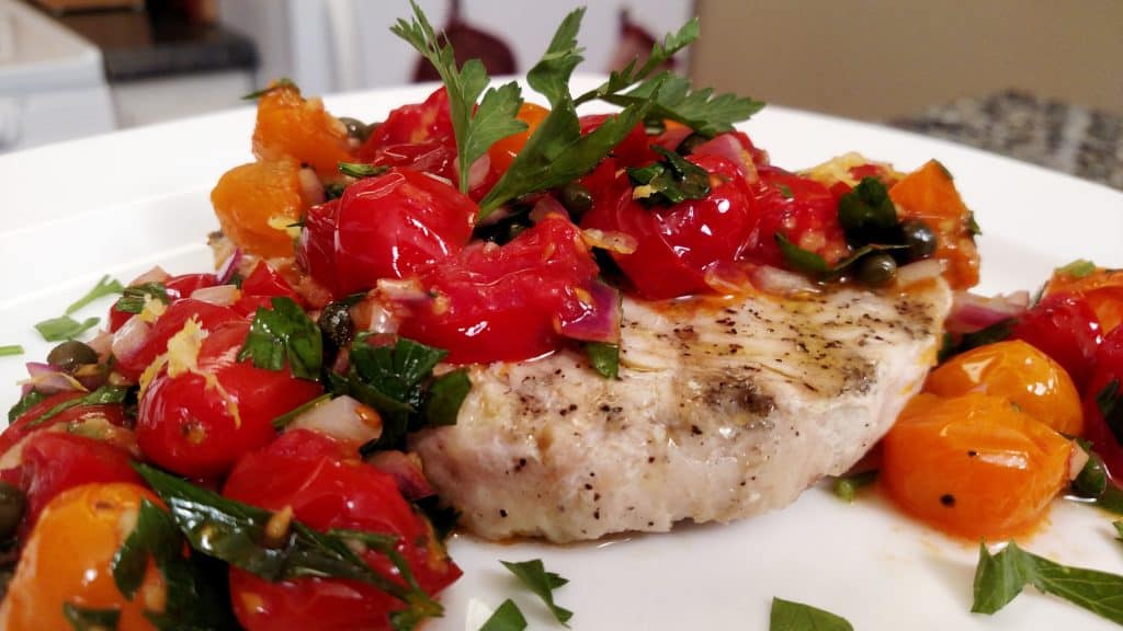 Mediterranean Swordfish // Tiny Kitchen Big TasteMediterranean Swordfish // Tiny Kitchen Big Taste