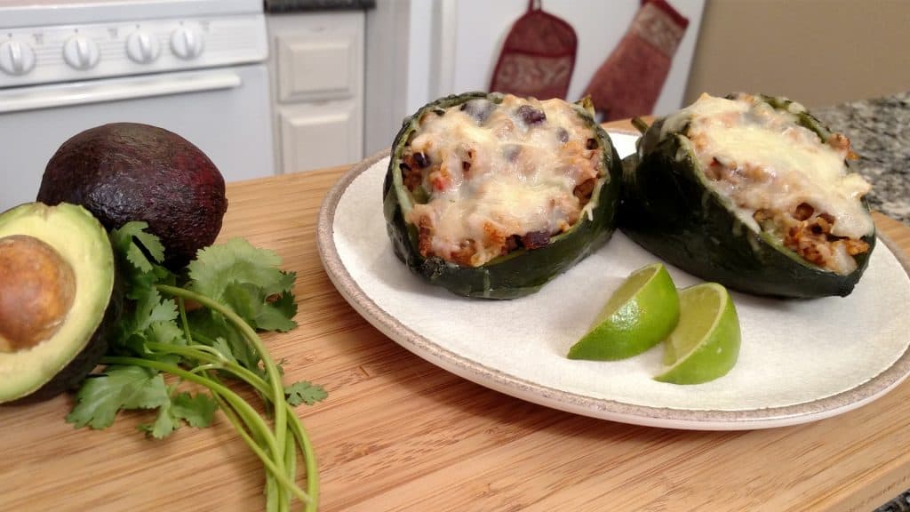 Stuffed Poblano Peppers // Tiny Kitchen Big Taste