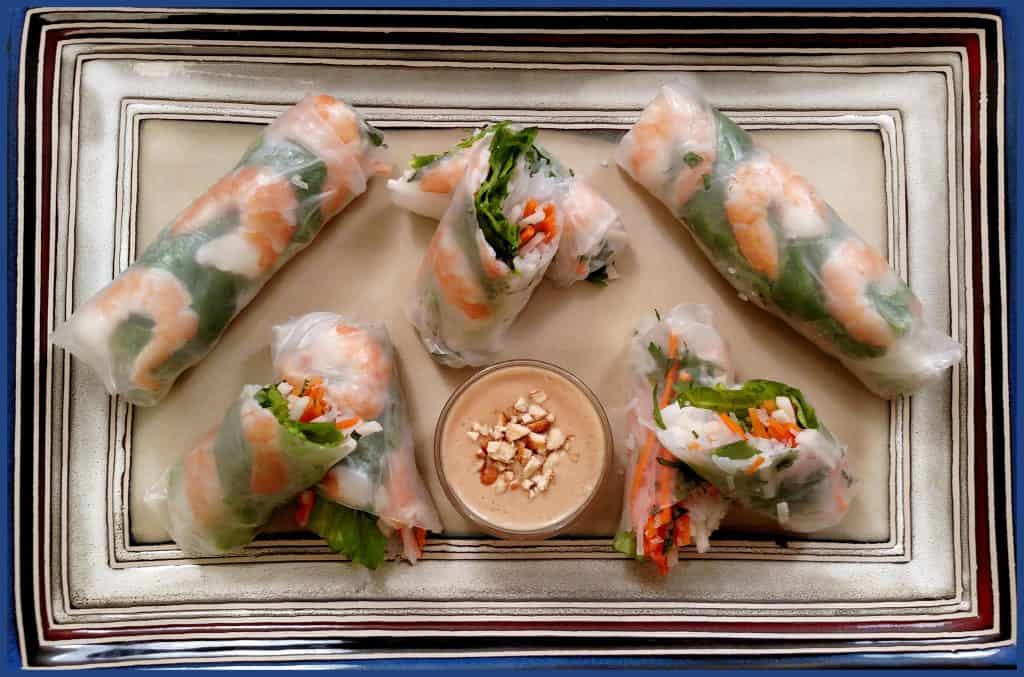 Summer Lovin' Spring Rolls // Tiny Kitchen Big Taste