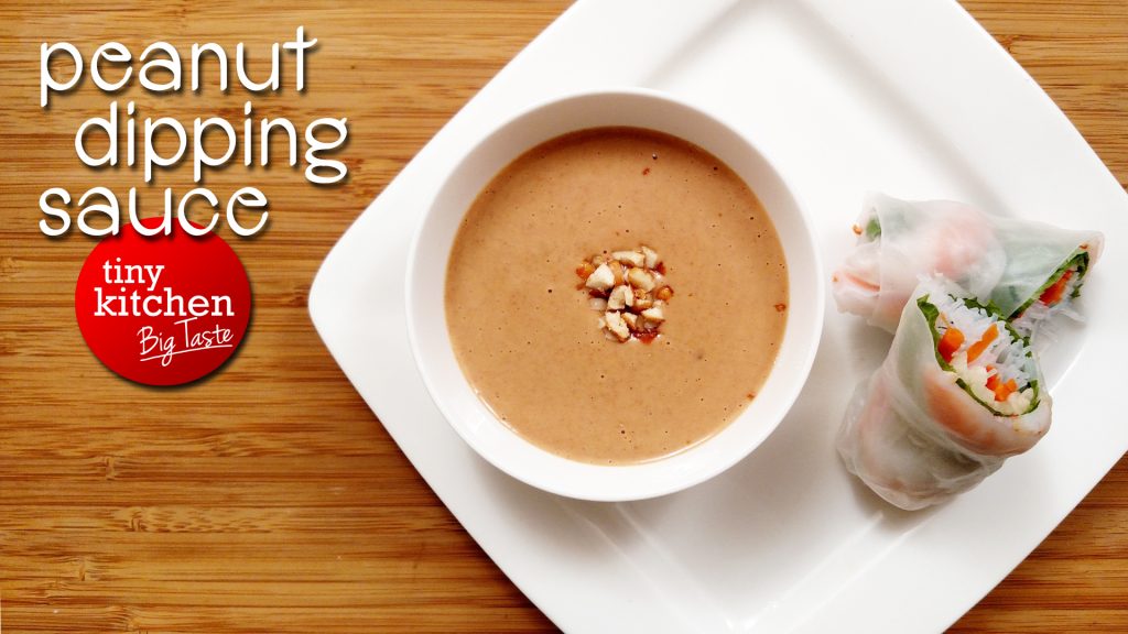 Peanut Dipping Sauce // Tiny Kitchen Big Taste