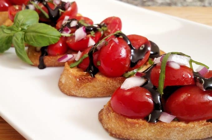Bruschetta // Tiny Kitchen Big Taste