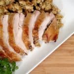 Sliced Turkey Breast on plate
