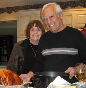Mom and Dad at Thanksgiving