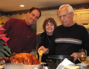 Dad Making Gravy