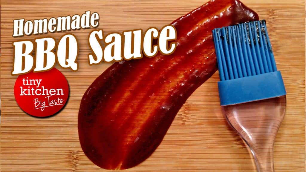Homemade BBQ Sauce // Tiny Kitchen Big Taste