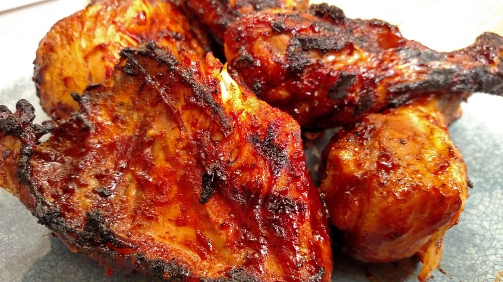 Indoor BBQ Chicken Grill // Tiny Kitchen Big Taste