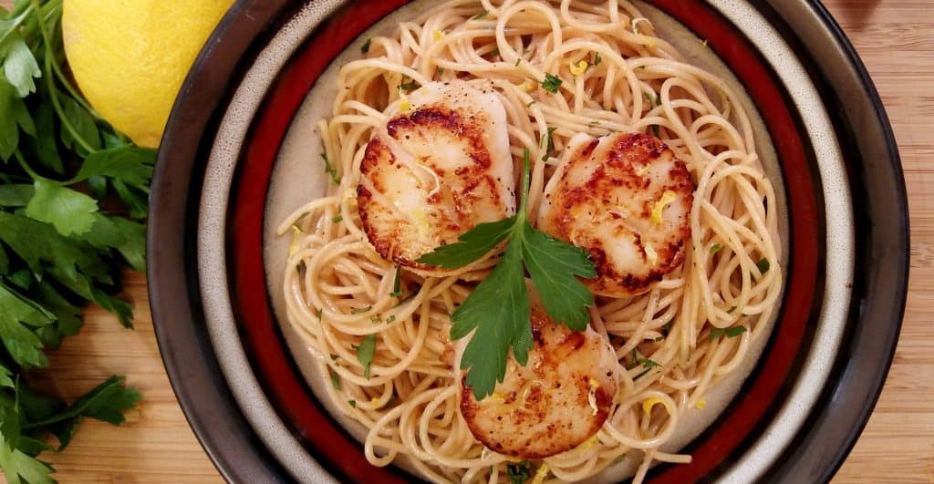 Seared Scallops // Tiny Kitchen Big Taste