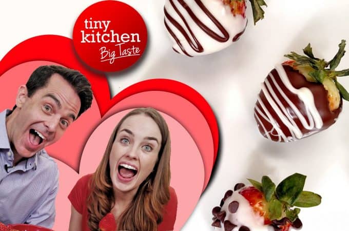 Chocolate Covered Strawberries // Tiny Kitchen Big Taste