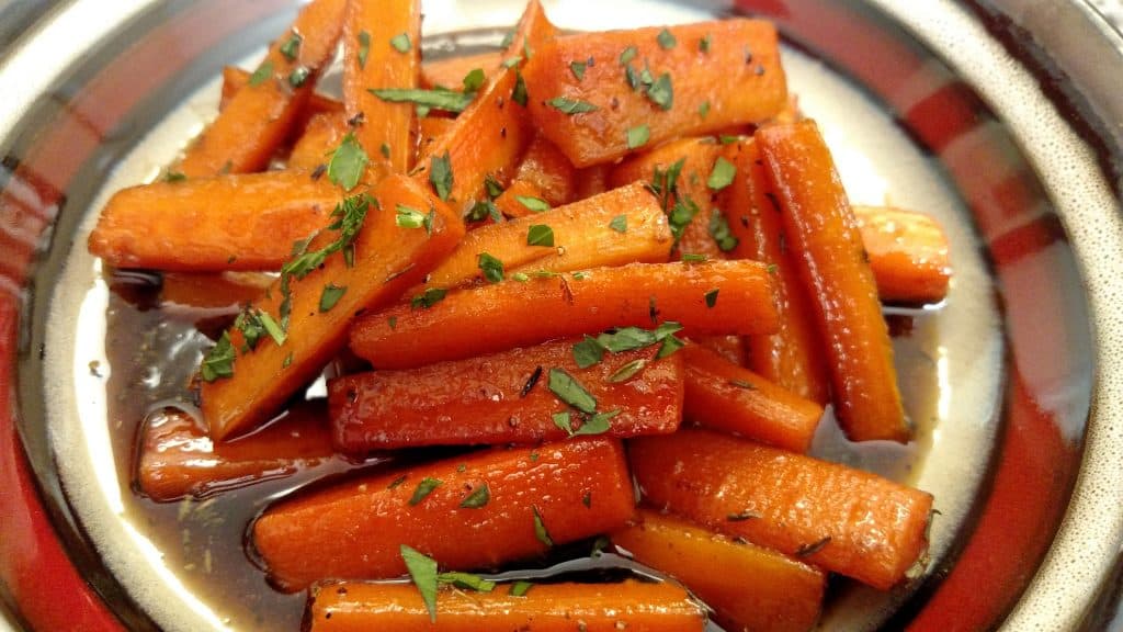 Bourbon St Glazed Carrots // Tiny Kitchen Big Taste