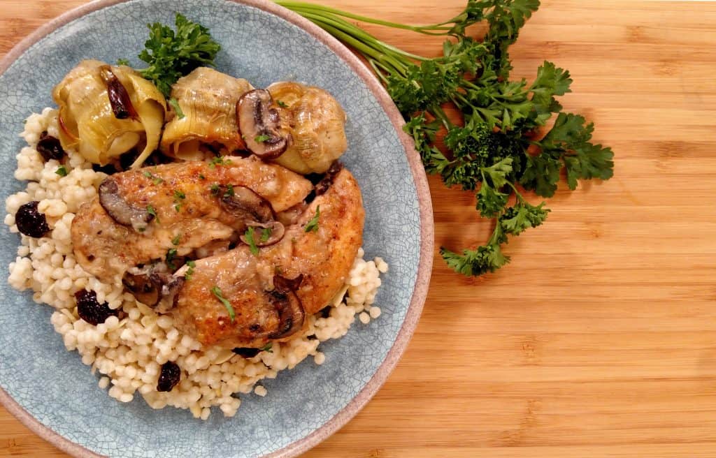 Chicken and Artichokes // Tiny Kitchen Big Taste