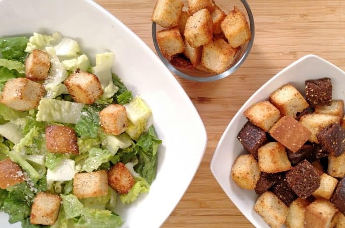 Croutons // Tiny Kitchen Big Taste
