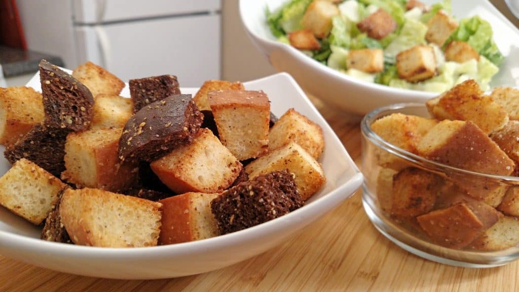 Croutons // Tiny Kitchen Big Taste