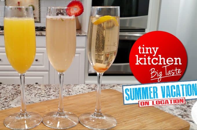 Sparkling Cocktails // Tiny Kitchen Big Taste