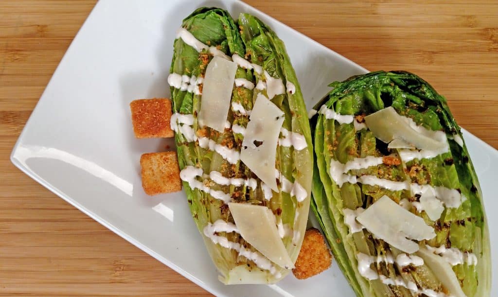 Grilled Caesar Salad // Tiny Kitchen Big Taste