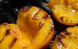 Grilled Summer Peach Salad // Tiny Kitchen Big Taste