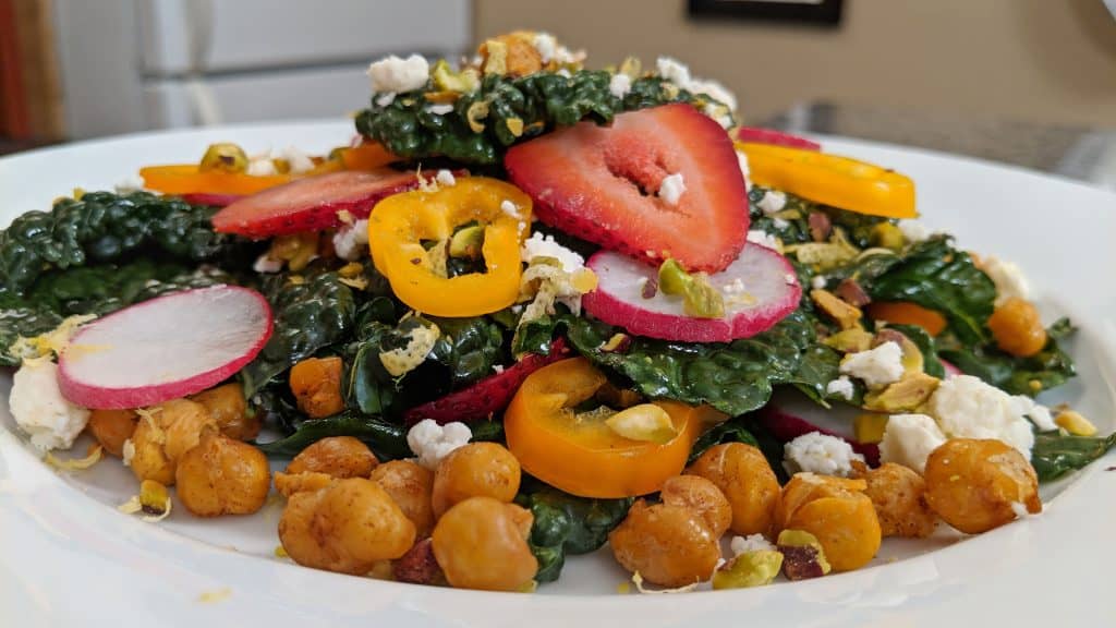 Kale Salad - Tiny Kitchen Big Taste