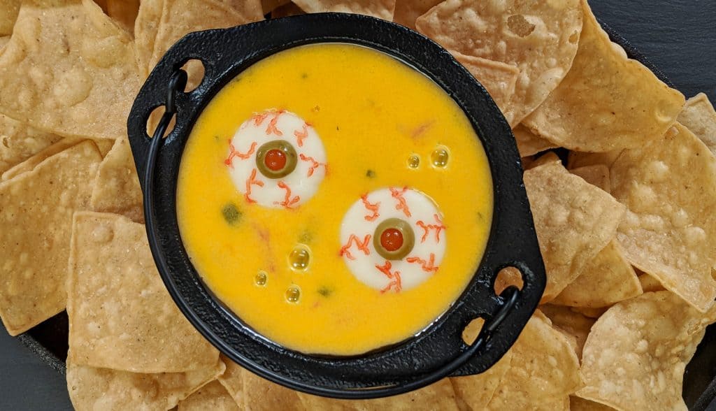Halloween Queso Dip // Tiny Kitchen Big Taste