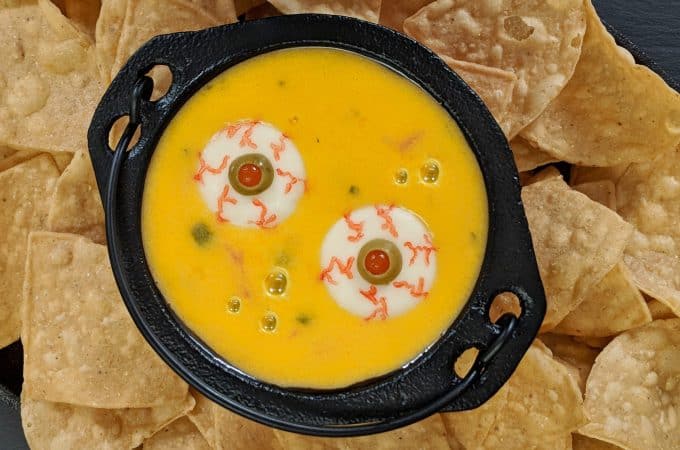 Halloween Queso Dip // Tiny Kitchen Big Taste