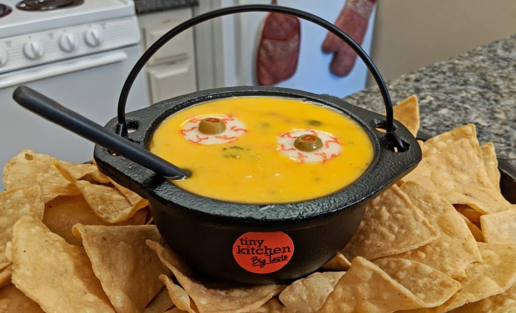 Halloween Queso Dip // Tiny Kitchen Big Taste