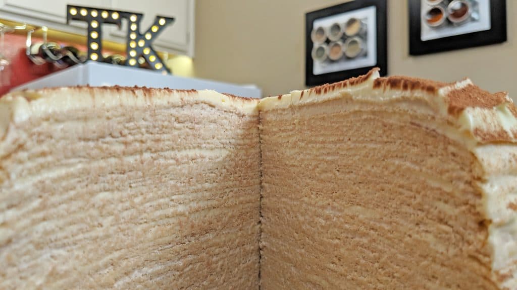 100 Layer Tiramisu Crepe Cake // Tiny Kitchen Big Taste