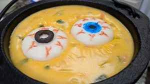 Halloween Queso Dip // Tiny Kitchen Big Taste