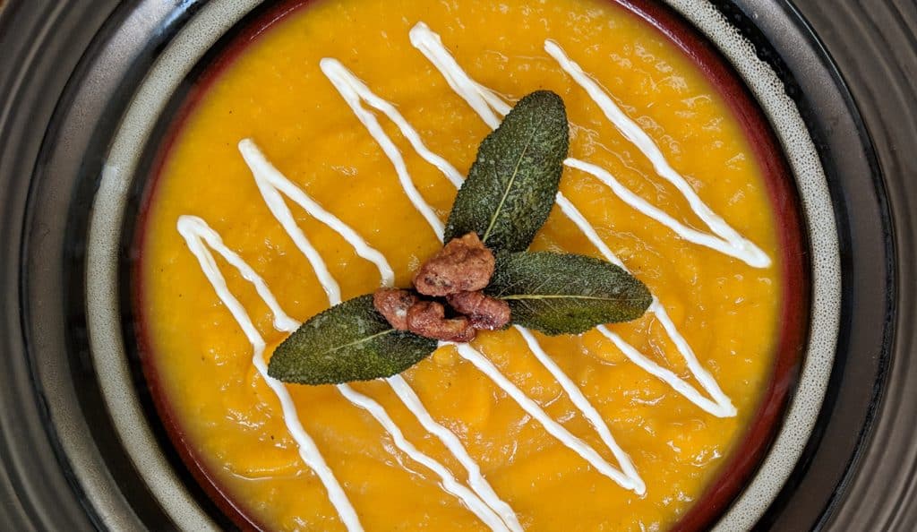 Roasted Butternut Squash Soup // Tiny Kitchen Big Taste