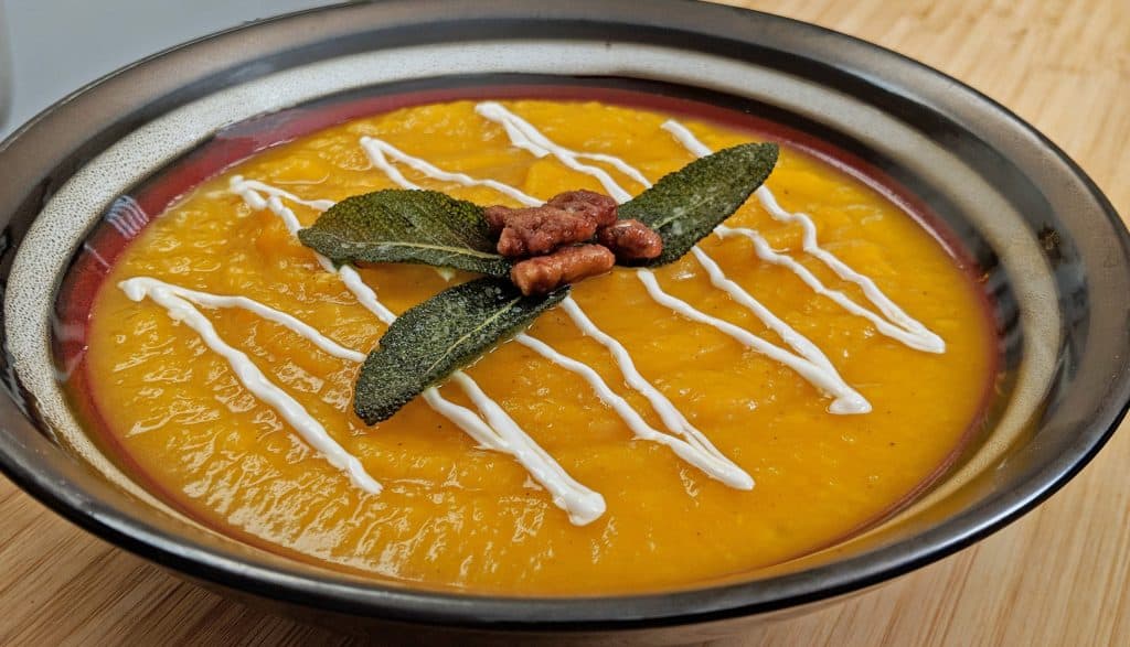 Roasted Butternut Squash Soup // Tiny Kitchen Big Taste