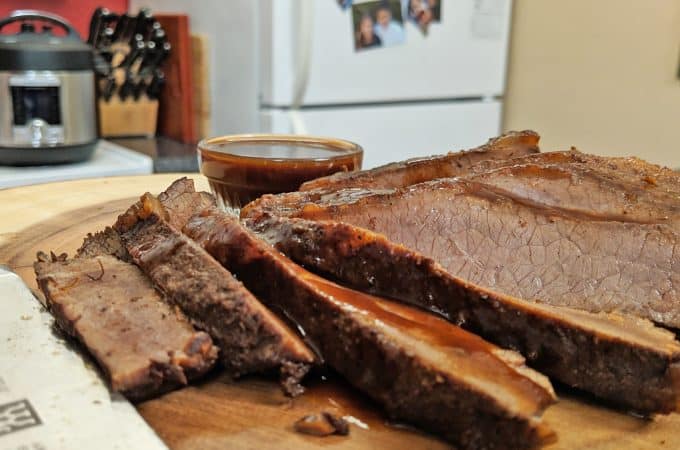 Instant Pot sliced brisket