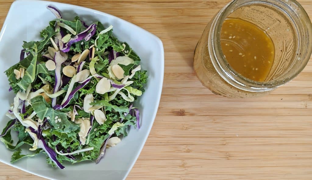 Cabbage Salad with Asian Dressing