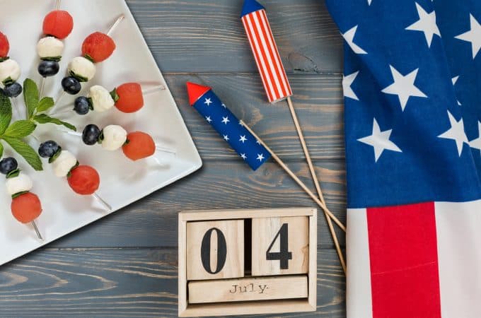 4th of July Fruit Skewer