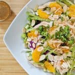 Chinese Chicken Salad on a Table