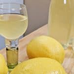 limoncello in glass
