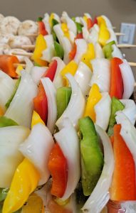 vegetable skewers