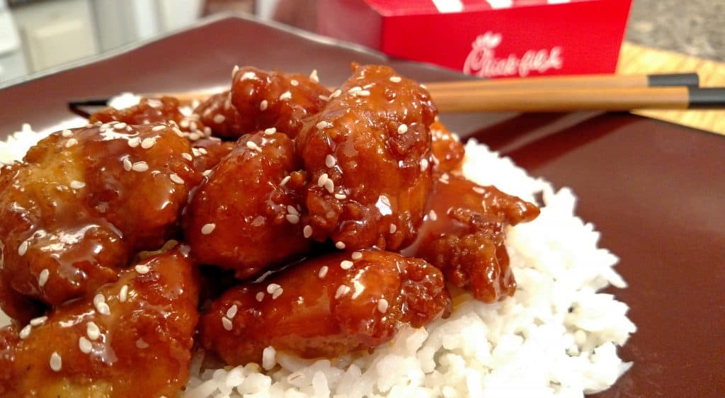 Tiny Kitchen Chickfila orange chicken